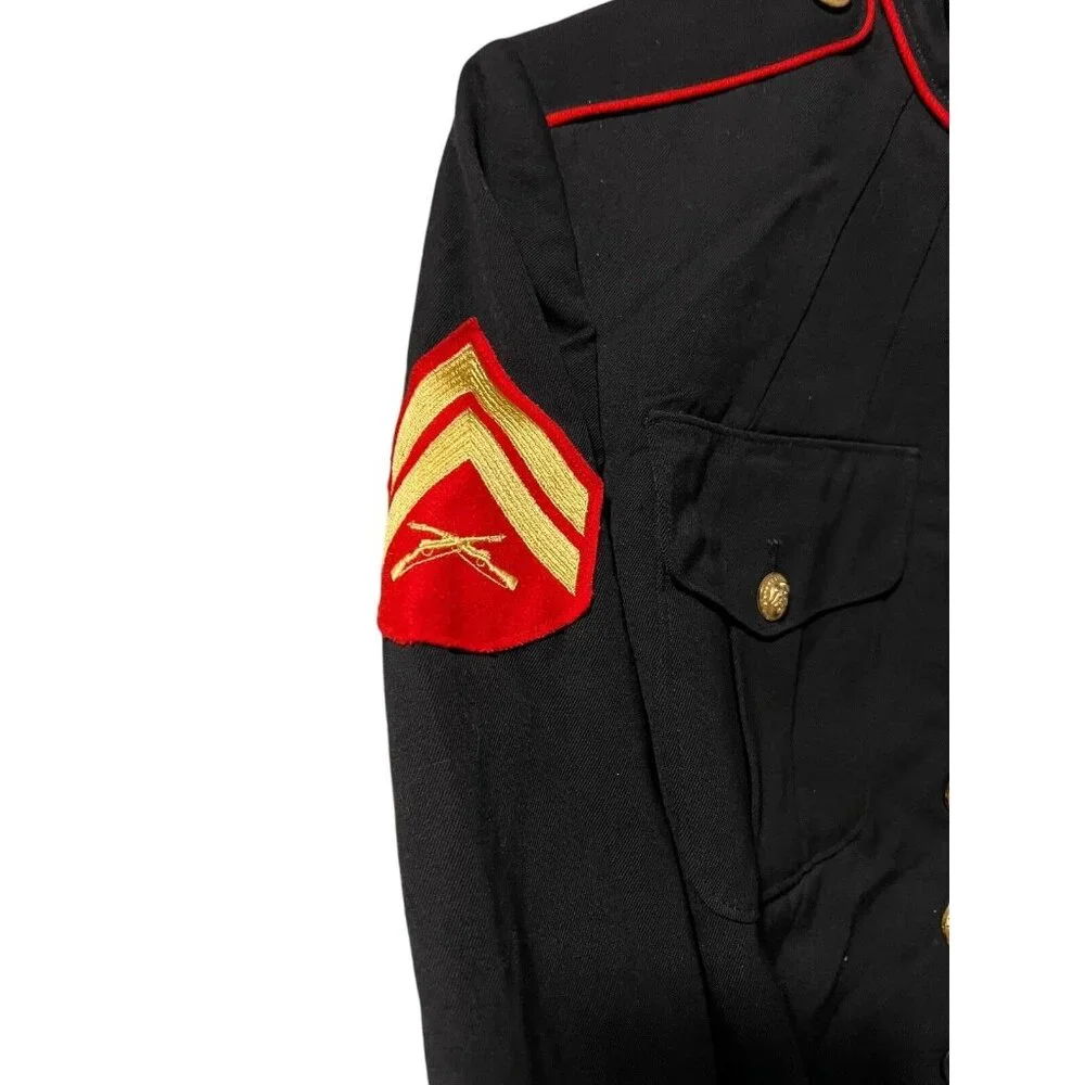 USMC‎ US MARINE CORPS DRESS BLUES JACKET 18” CHEST 1976 Military USA VTG